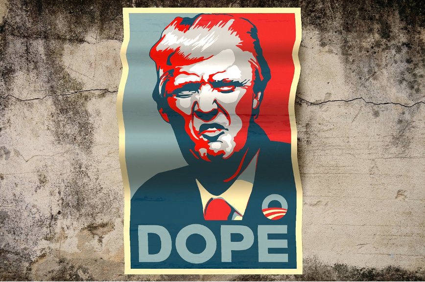 Akademiegespräche 2016/2017 Plakat Donald Trump