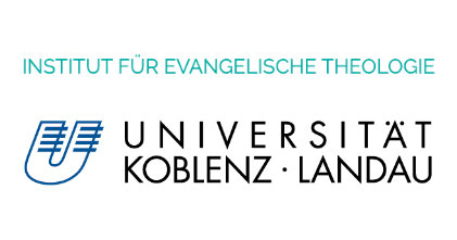 Logo der Universität Koblenz-Landau mit dem Zusatz Institut für evangelische Theologie