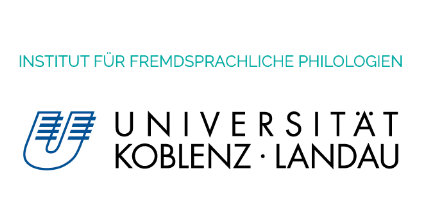 Logo der Universität Koblenz-Landau mit dem Zusatz Institut für fremdsprachliche Philologen