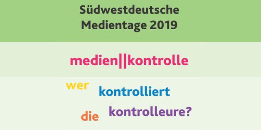 Südwestdeutsche Medientage 2019