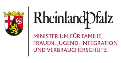 Logo des Ministeriums für Familie, Frauen, Jugend, Integration und Verbraucherschutz RLP